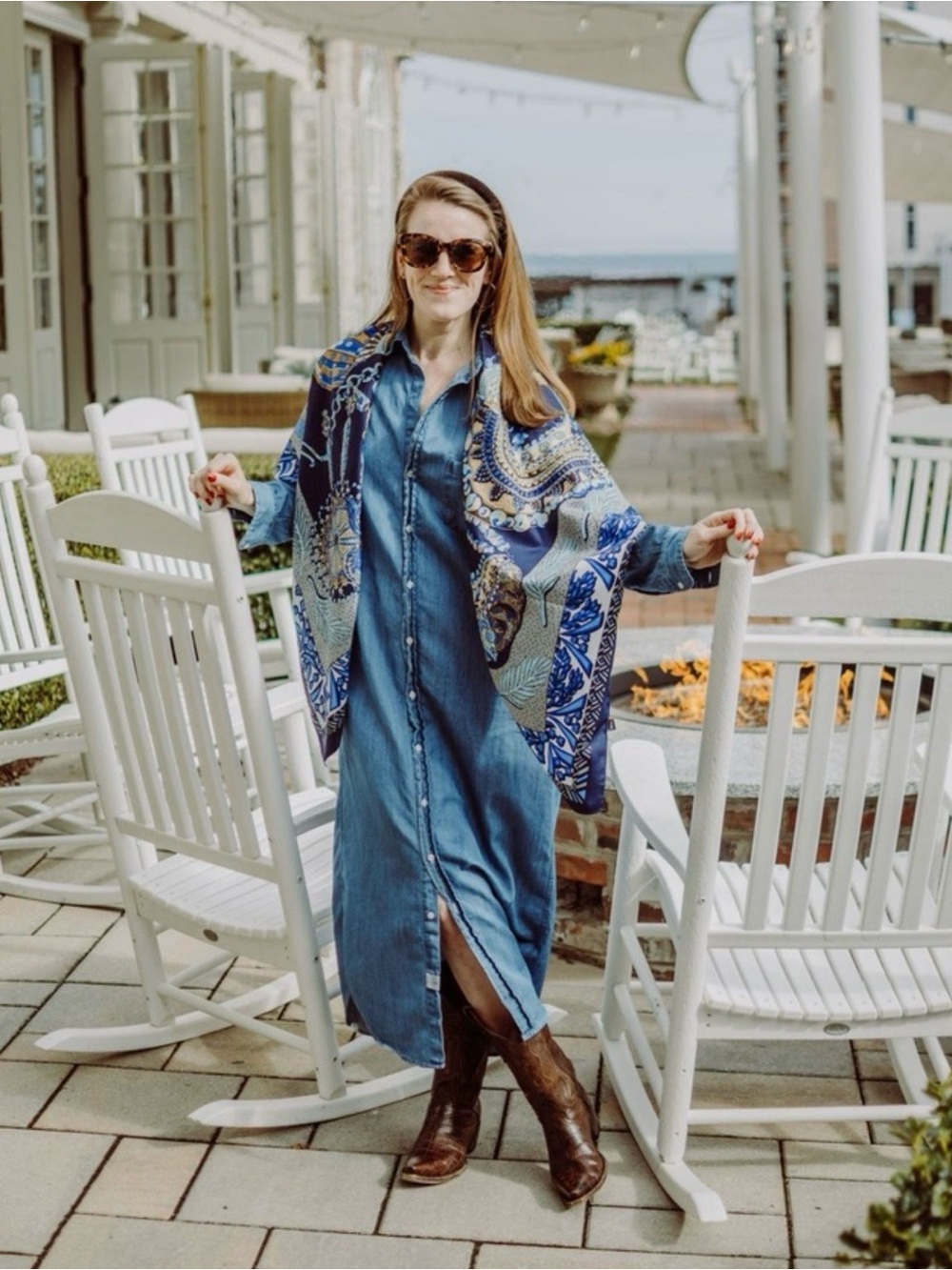 Frank & Eileen Rory Famous Denim Dress | Med Blue Wash